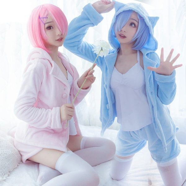 Cosplay Rem et Ram Tomoe Cosplay Re:ZERO