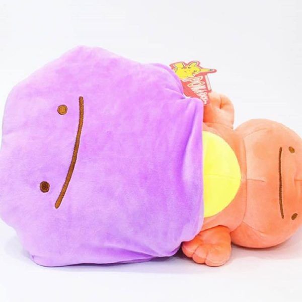 Peluche Pokemon metamorph bleu réversible