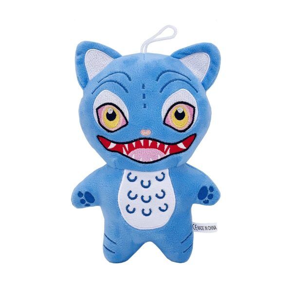 Peluche Bleu Monstre 22 cm – KPOP Demon Hunter | Peluche créature bleue drôle et expressive