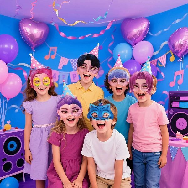 Masques KPOP Demon Hunter – 12 - 36 ou 72 pièces