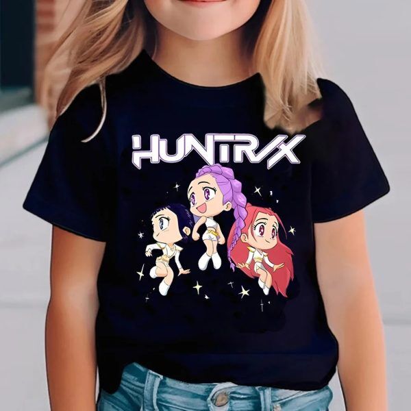 T-shirt Enfant KPOP Demon Hunter – HUNTR/X Mini Idols | Mode K-pop et Anime